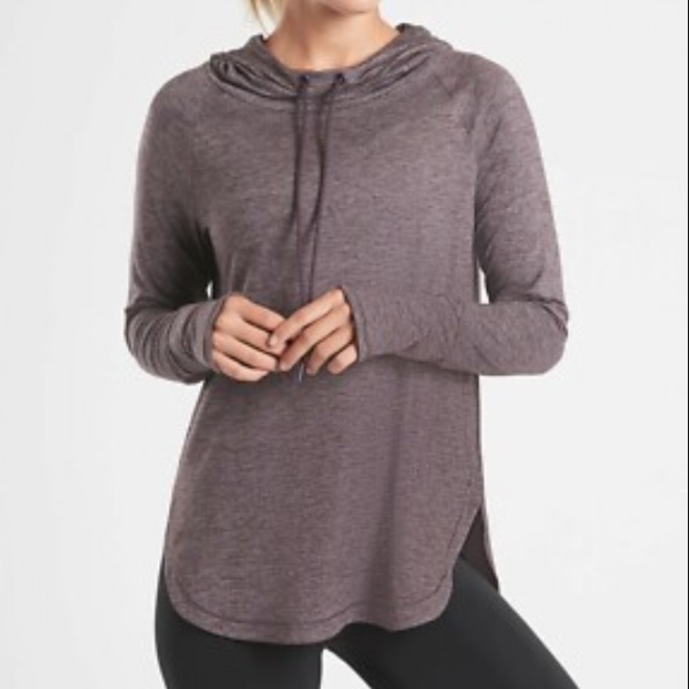 •Athleta Uptempo Heathered Hoodie•